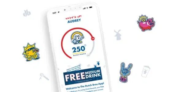 Free Drink from Dutch Bros logo