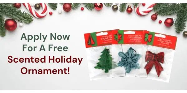 Free Scented Christmas Ornament logo