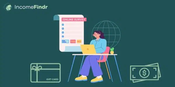 Earn Up to $5 Per Survey with IncomeFindr logo