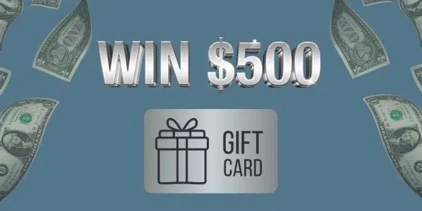 Win a $500 Gift Card logo