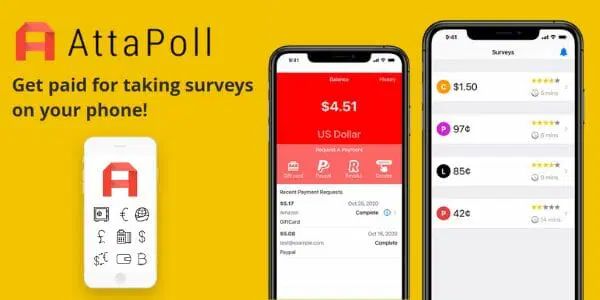 Free Cash for Taking Part in AttaPoll Surveys logo