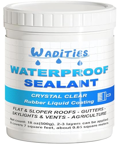 Invisible Waterproof Agent 500g(18oz), Wall Bathroom Roof Waterproof Coating, Transparent Repairing Leak Sealant for Indoor & Outdoor ProductsLogo