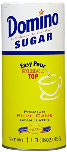 Domino Pure Cane Granulated Sugar Easy Pour Top 16 oz ProductsLogo