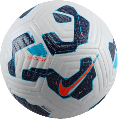 NIKE Football Academy - Fa24, White/Blackened Blue/Hyper Crimson, FZ2966-100, 4 ProductsLogo