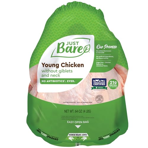 Just Bare® Natural Fresh Whole Chicken | Antibiotic Free | Bone-In | Without Giblets & Neck | 4.0 LB ProductsLogo