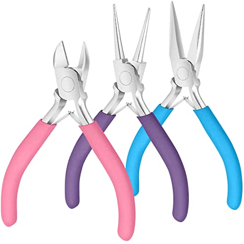 Jewelry Pliers Set - Needle Nose, Round Nose and Wire Cutters for Jewelry Making, Repair and Crafts ProductsLogo