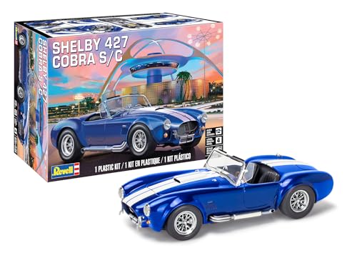 Revell 14533 Shelby Cobra 427 S/C 1:24 Scale 104-Piece Skill Level 4 Model Car Building Kit ProductsLogo