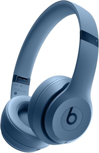 Beats Solo 4 - Wireless Bluetooth On-Ear Headphones, Slate Blue (Renewed Premium) ProductsLogo