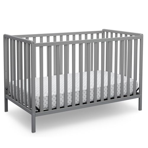 Delta Children Heartland 4-in-1 Convertible Crib - Greenguard Gold Certified, Grey ProductsLogo