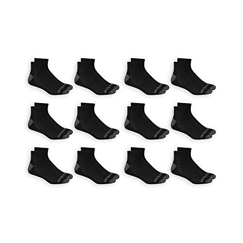 Fruit of the Loom Men's Dual Defense Ankle Socks 12 Count ( 1Pack) ProductsLogo