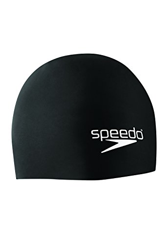 Speedo Unisex-Adult Swim Cap Silicone Elastomeric ProductsLogo