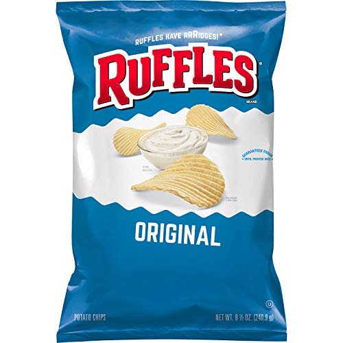 Ruffles Potato Chips Original oz Bag, 8.5 Ounce ProductsLogo