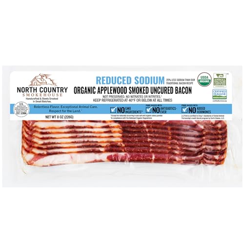NORTH COUNTRY SMOKEHOUSE Organic Reduced Sodium Applewood Smoked Uncured Bacon, 8 OZ ProductsLogo