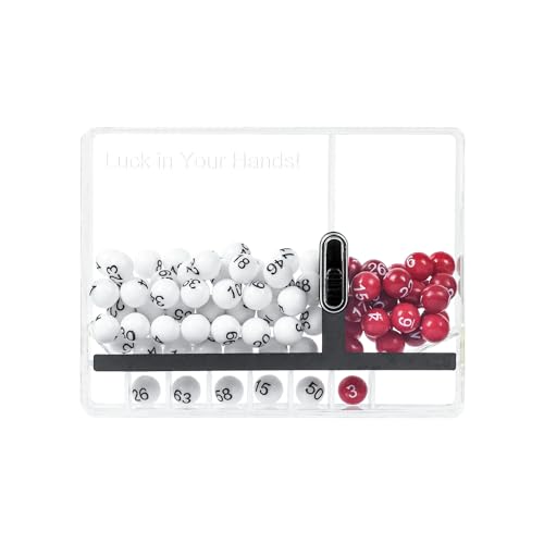 HUGE HAPPINESS Unique Lottery Number Selector Use for Lotto Player Play Powerball, Novelty Desk Toys, Funny Christmas and Birthday Gifts (10x7.5cm) ProductsLogo