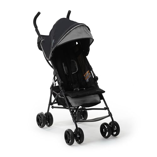 Ingenuity3D Mini Convenience Stroller – Lightweight Stroller with Compact Fold, Multi-Position Recline, Canopy with Pop Out Sun Visor and More – Umbrella Stroller for Travel and More, Gray ProductsLogo