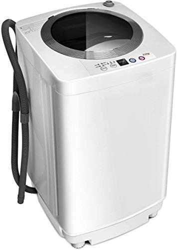 Giantex Portable Washing Machine, Full Automatic Washer and Dryer Combo, with Built-in Pump Drain 8 LBS Capacity Compact Laundry Washer Spin Dryer for Apartment RV Dorm ProductsLogo