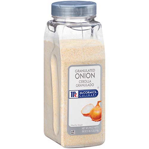 McCormick Culinary Granulated Onion, 18 oz - One 18 Ounce Container of Granulated Onion Powder, Perfect in Dips, Breading, Soups and Meats ProductsLogo