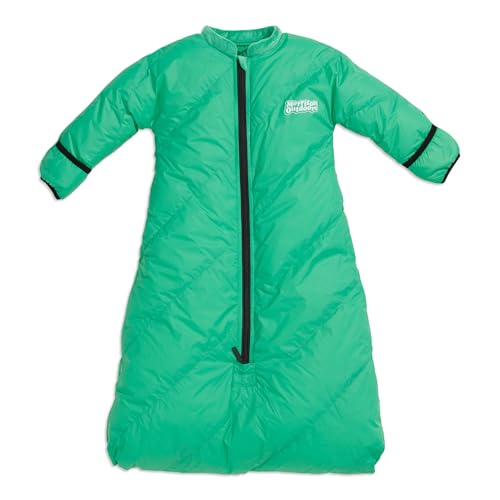 Little Mo 20 Down Baby Sleeping Bag (6-18 Months) The Warmest, Safest Ultralight Down Camping Sleeping Bag for Babies and Toddlers. (Leapfrog Green) ProductsLogo
