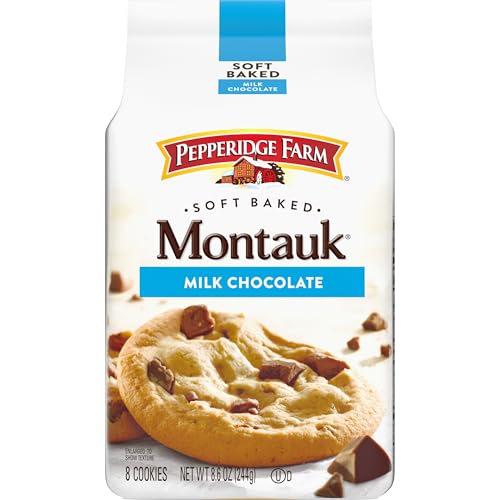 Pepperidge Farm Montauk Soft Baked Milk Chocolate Chunk Cookies, 8.6 Oz Bag (8 Cookies) ProductsLogo