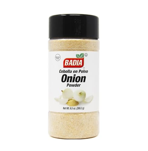 Badia Onion Powder, 9.5 oz – Pure Ground Onion Seasoning, Bold Sweet Savory Flavor, Gluten Free, No MSG, Kosher ProductsLogo