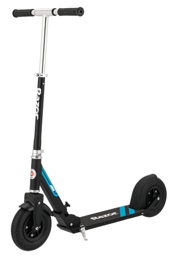 Razor A5 Air Kick Scooter for Kids Ages 8+ - Extra-Long Deck, 8" Pneumatic Rubber Wheels, Foldable, Anti-Rattle Handlebars, For Riders up to 220 lbs ProductsLogo