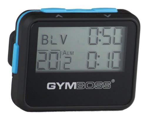 Gymboss Interval Timer and Stopwatch - Black/Blue SOFTCOAT ProductsLogo