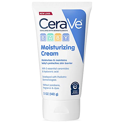 CeraVe Baby Cream, Gentle Moisturizing Cream with Hyaluronic Acid, Paraben, Phthalate, & Fragrance Free, 5 Ounce ProductsLogo