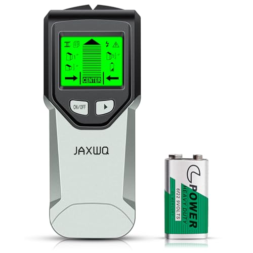 Stud Finder Wall Scanner - 5 in 1 Stud Finder Tool w/Microprocessor Chip and HD LCD Display, Stud Detector Beam Finders for Center & Edge of Wood AC Wire Metal Studs Joist Pipe ProductsLogo