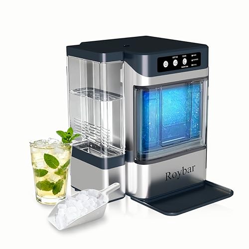 Large Capacity Ice Makers Countertop One-Click Operation Self-Cleaning Portable Ice Maker 41lbs/24H with There is A Detachable 3L Water Tank Ice Machine for Home,Bar,Office ProductsLogo