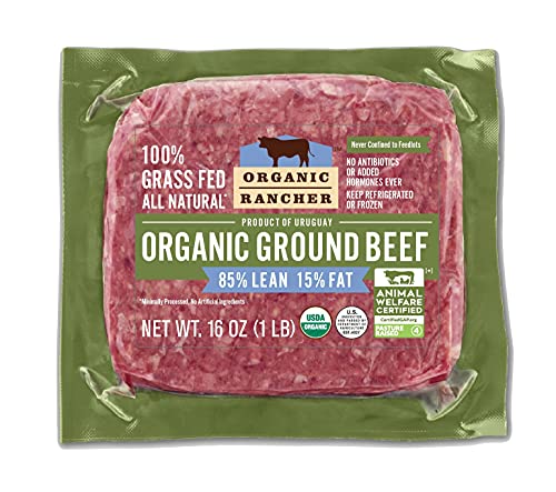 Organic Rancher, Organic Ground Beef 85% Lean/15% Fat, 16 Ounce ProductsLogo