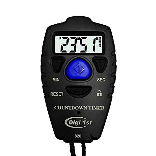 Digi 1st T-820 99 Minute Handheld Countdown Timer Black ProductsLogo