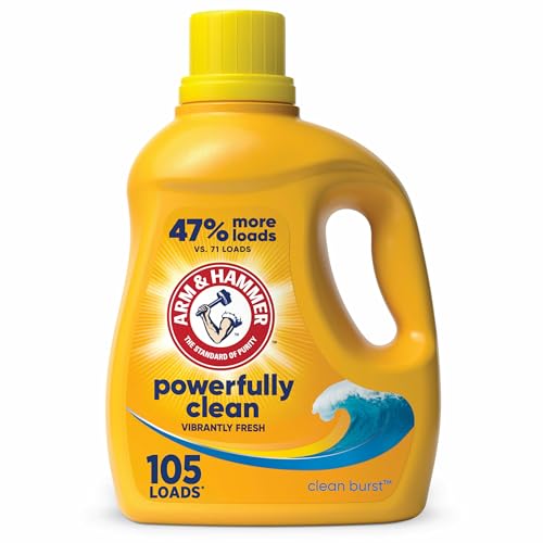 ARM & HAMMER Clean Burst, 105 Loads Liquid Laundry Detergent, 105 fl oz ProductsLogo
