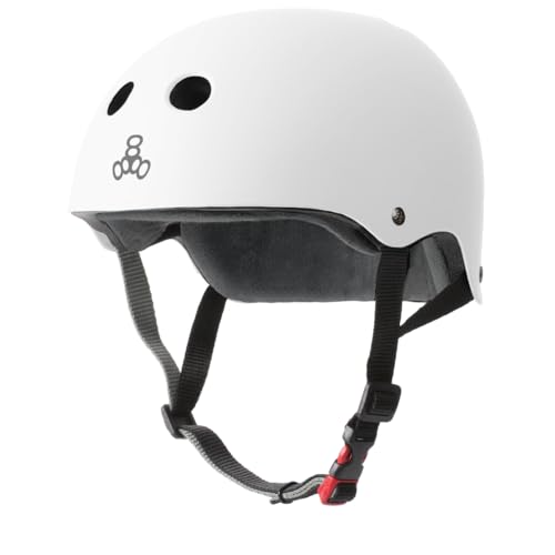 Triple Eight Certified Sweatsaver Helmet for Skateboarding, BMX, Roller Derby, Roller Skating, Inline Skating, Scooter and Bike ProductsLogo