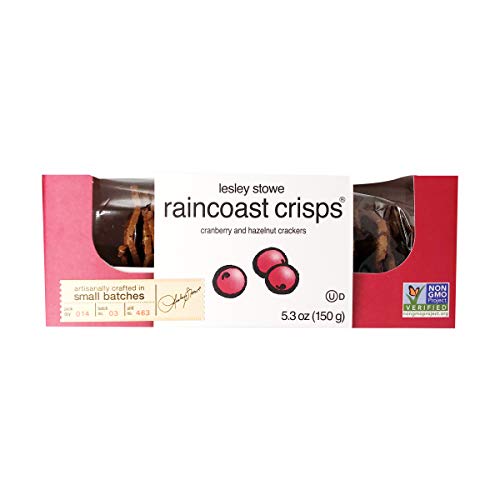 Lesley Stowe Crisps Hazelnut, Cranberry, 5.3 Ounce (Pack of 1) ProductsLogo