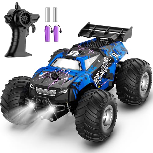 Barlisam Remote Control Car for boys 4-7, All-terrain Remote Control Truck for Boys 8-12, Headlight, 1:20, 10KM/H, 2.4GHZ, Speed-friendly, Sturdy, Rechargeable RC Cars for Christmas, Beginner, Kids 6+ ProductsLogo