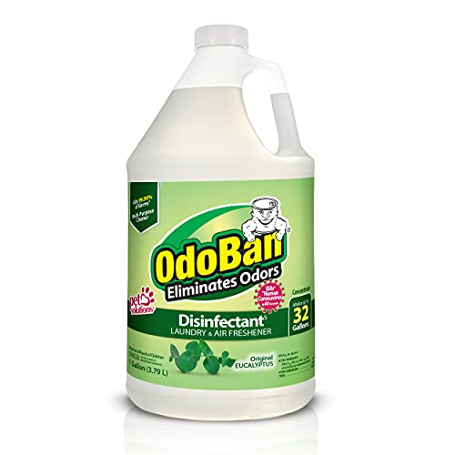 OdoBan Disinfectant Concentrate and Odor Eliminator, Made in the USA, Original Eucalyptus Scent, 1 Gallon ProductsLogo