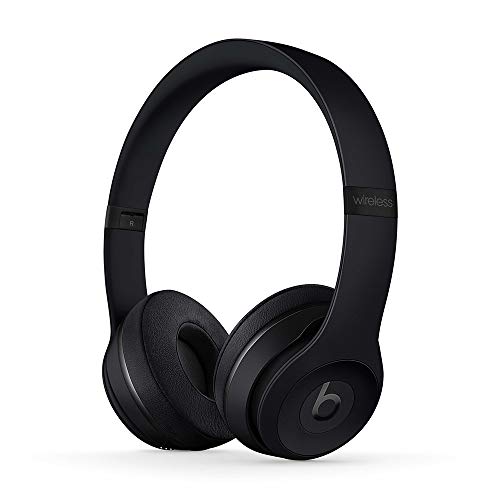 Beats Solo3 Wireless On-Ear Headphones - Apple W1 Headphone Chip, Class 1 Bluetooth, 40 Hours of Listening Time, Built-in Microphone - Black ProductsLogo