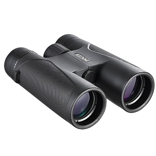 Binoculars for Adults, 12x42 Waterproof and Durable Binoculars with Multi-Coated Optics and Protective Rubber Armor, Lightweight Binocular for Bird Watching, Travel, Outdoor Sports, Hunting ProductsLogo