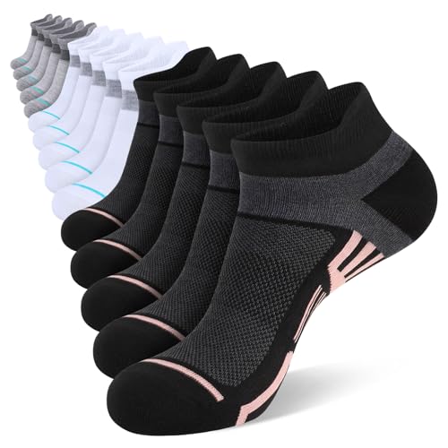 shnn 10/15 Pairs Womens Ankle Socks Lightweight Breathable Casual Low Cut Socks for Women With Heel Tab ProductsLogo