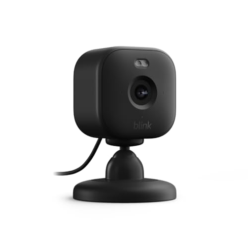 Blink Mini 2 — Home Security & Pet Camera(s) with HD video, color night view, motion detection, two-way audio, and built-in spotlight — 1 camera (Black) ProductsLogo