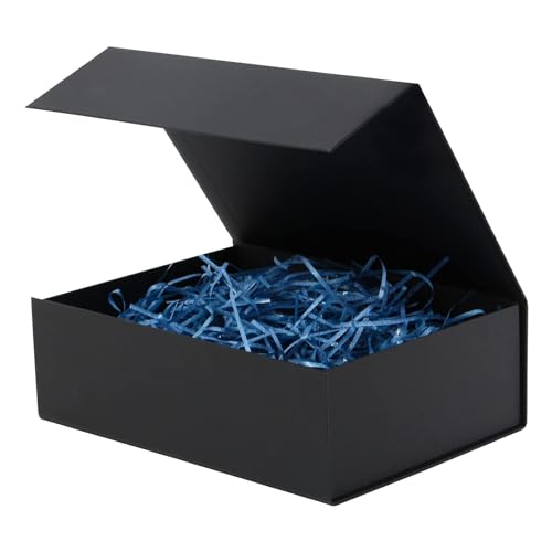 Empty gift box Small Black 7.8x7x3.1 Inches Gift Box with Lid Groomsmen Graduation decorative boxes with lids Halloween,Christmas,Valentine's Day,gifts for women ProductsLogo