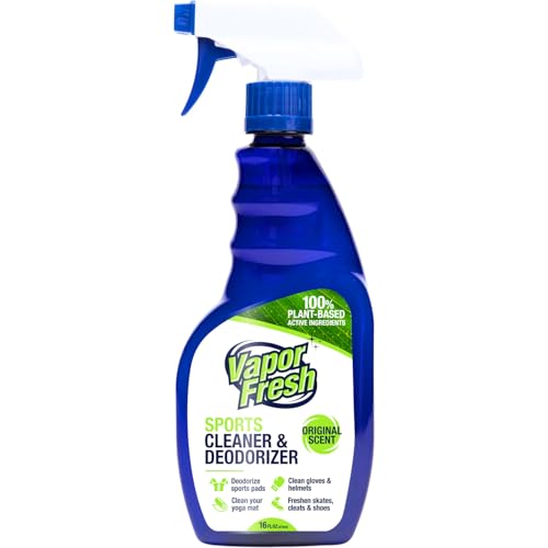 Vapor Fresh Sports Cleaner and Deodorizer - Sports Gear Odor Eliminator, Boxing Glove Deodorizer, Gym Equipment Spray, Natural and Plant Based, 16 Fl Oz (1-Pack) ProductsLogo