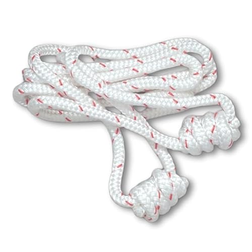 Hana Yog Medical Yoga Synthetic Ropes | Yoga Ropes for Physiotherapy | Medical Yoga Ropes for Exercise (White, 12mm Long) ProductsLogo