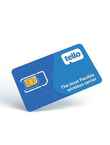 Tello Mobile - US Prepaid SIM Card (3 in 1) | Bring Your Own Phone Kit | Phone Plans Starting at $5/mo up to $25/mo | Nation-Wide 4G LTE/5G Coverage ProductsLogo