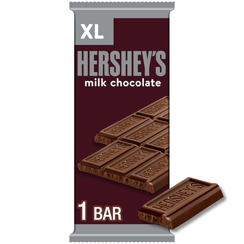 HERSHEY'S Milk Chocolate XL, Candy Bar, 4.4 oz (16 Pieces) ProductsLogo
