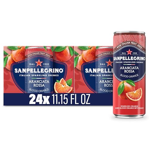 Sanpellegrino Italian Sparkling Drink Aranciata Rossa, Sparkling Orange And Blood Orange Beverage, 24 Pack Of Cans ProductsLogo