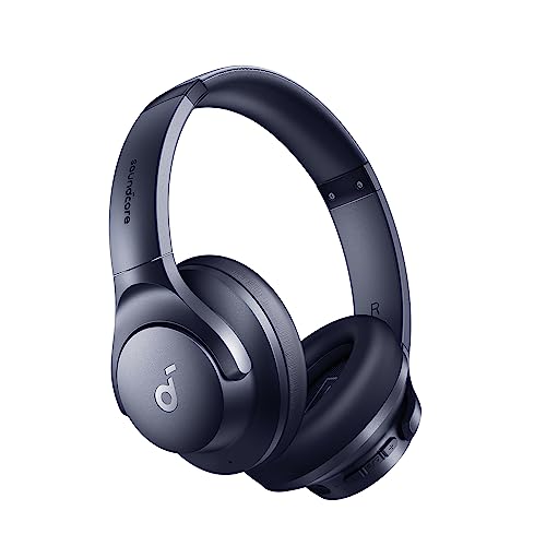 Soundcore by Anker Q20i Hybrid Active Noise Cancelling Headphones, Wireless Over-Ear Bluetooth, 40H Long ANC Playtime, Hi-Res Audio, Big Bass, Customize via an App, Transparency Mode ProductsLogo