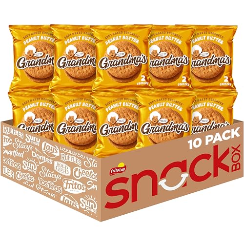 Grandma's Cookies, Peanut Butter, 2.5 Ounce (Pack of 10) ProductsLogo