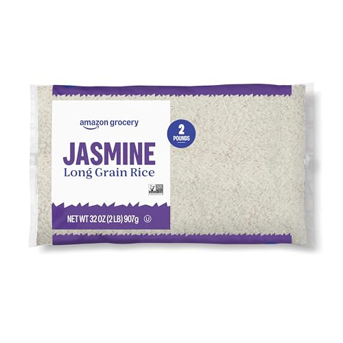 Amazon Grocery, Jasmine Long Grain Rice, 2 Lb (Previously Amazon Fresh, Packaging May Vary) ProductsLogo