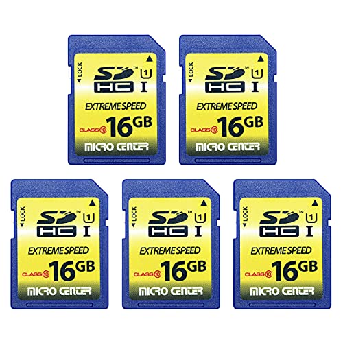 INLAND 16GB Class 10 SDHC/SDXC U1 Flash Memory Card (5 Pack) for Trail & Hunting Cameras, 60MB/s Read, 10MB/s Write, 3-Year Warranty ProductsLogo